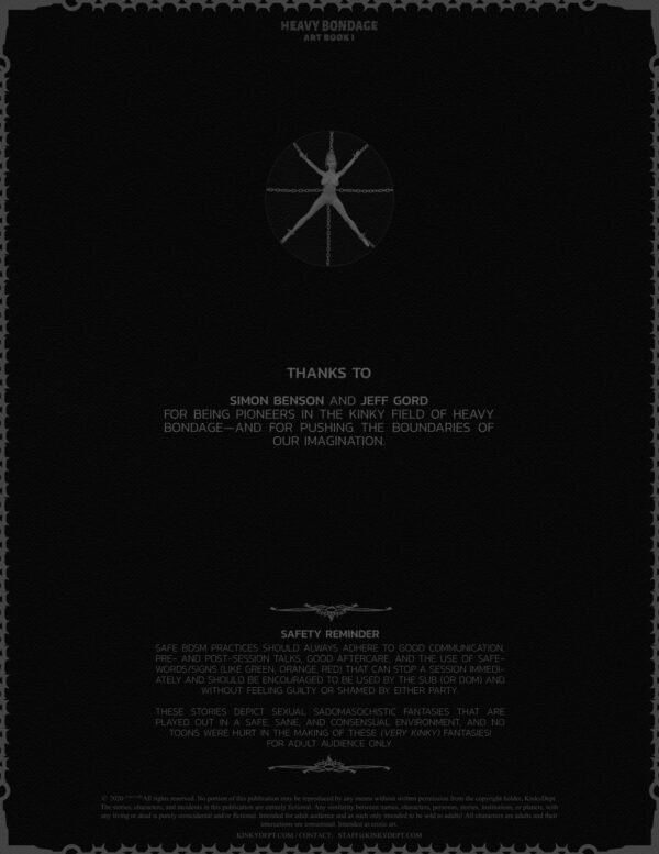 HEAVY BONDAGE Art Book I - Image 3